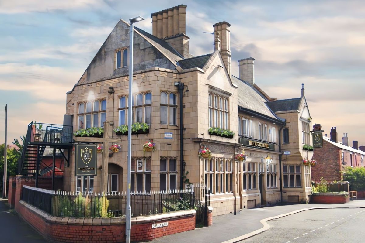 Exterior of The Orford Hotel Warrington