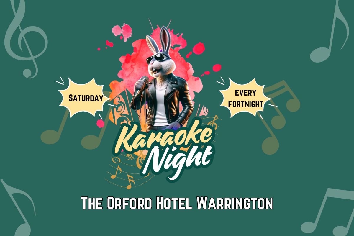 A banner for blog about Karaoke Night at The Orford Hotel.