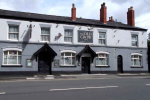 An exterior view of The Old Crow Inn in Newton-Le-Willows.