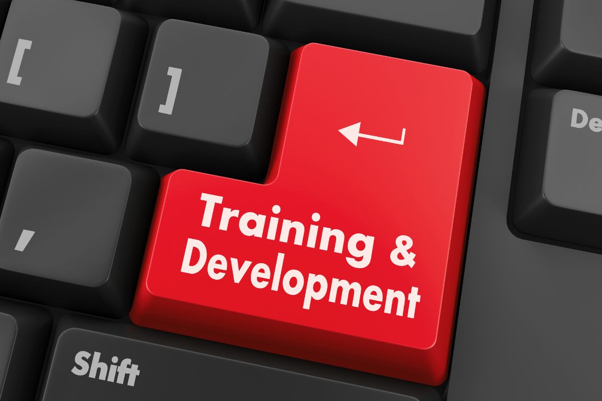 The blog banner for a topic titled Learning & Development in Hospitality.