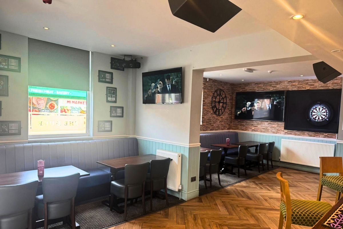 Interior view of The Duke of Cambridge Pub